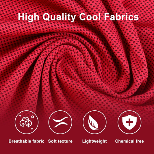 Cooling Towels 5-Pack – Instant Cooling for Neck, Face & Body