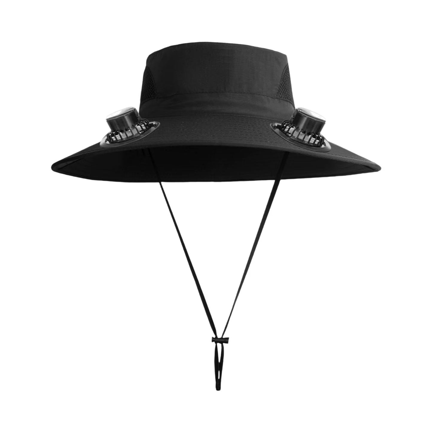 Solar Fan Hat,Solar Powered Fan Hat,Wide Brim Solar Fan Hat Outdoor Wide Brim Sun Hat Solar Panel Fan Hat Solar Hat with Built in Fan with 2 Solar Fan Fishing Hat for Men - Removable & Usb Charging